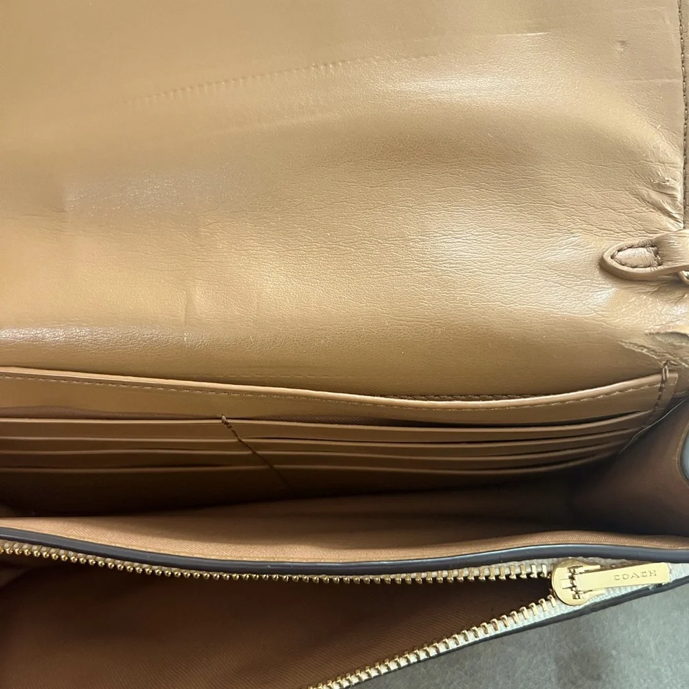 Coach Cream Floral Mini Crossbody Bag - Picture 7 of 14